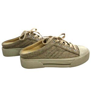 Keds Beige Canvas Mule Sneakers Size 8.5 US Womens Casual Shoes